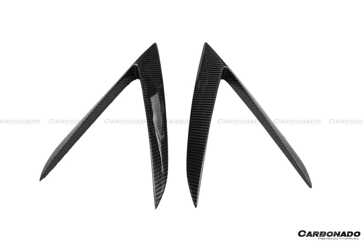 2015-2019 Lamborghini Huracan LP610 RZS Style Carbon Fiber Side Skirts Vent Canards
