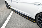 2016-2023 BMW 5 Series G38 M-tech AD Style Dry Carbon Fiber Side Skirts