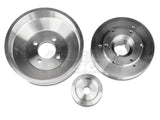 SR Performance Underdrive Pulleys; Polished (96-Mid 01 Mustang GT)
