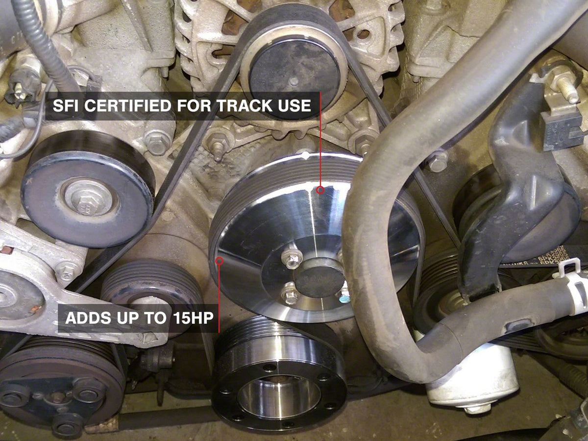 SR Performance Underdrive Pulleys (05-10 Mustang GT)