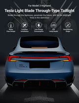 TESERY Starlink Full-Width Strip Taillight for Model 3 Highland