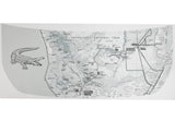 Stealth Clear Everglades Topographic Map Hood Overlay - 2021+ Bronco