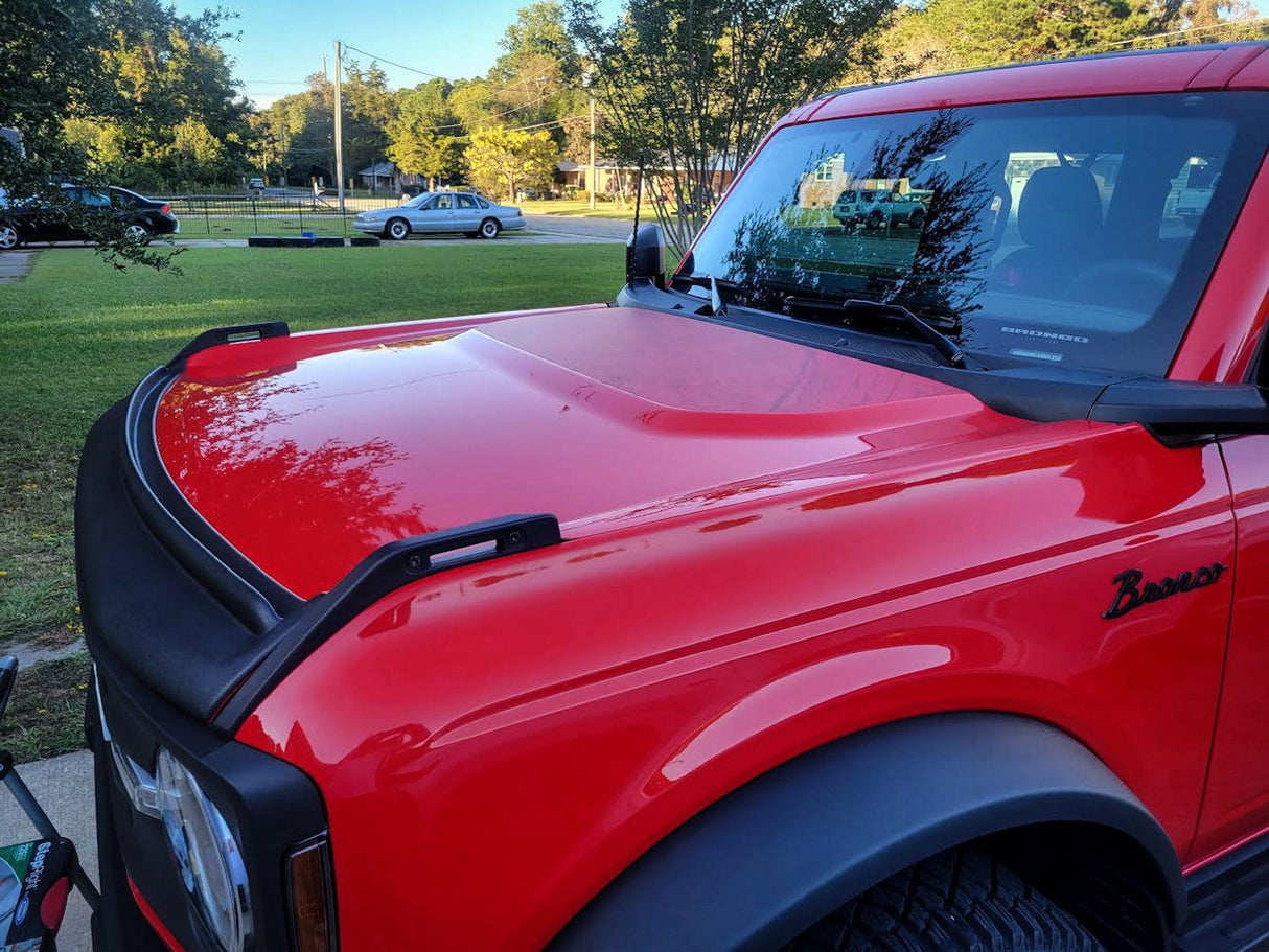 Stealth Clear Moab Topographic Map Hood Overlay - 2021+ Bronco