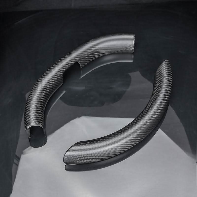 Steering Wheel Trim Covers for Model Y Juniper / Model 3 Highland | Real Dry Carbon Fiber