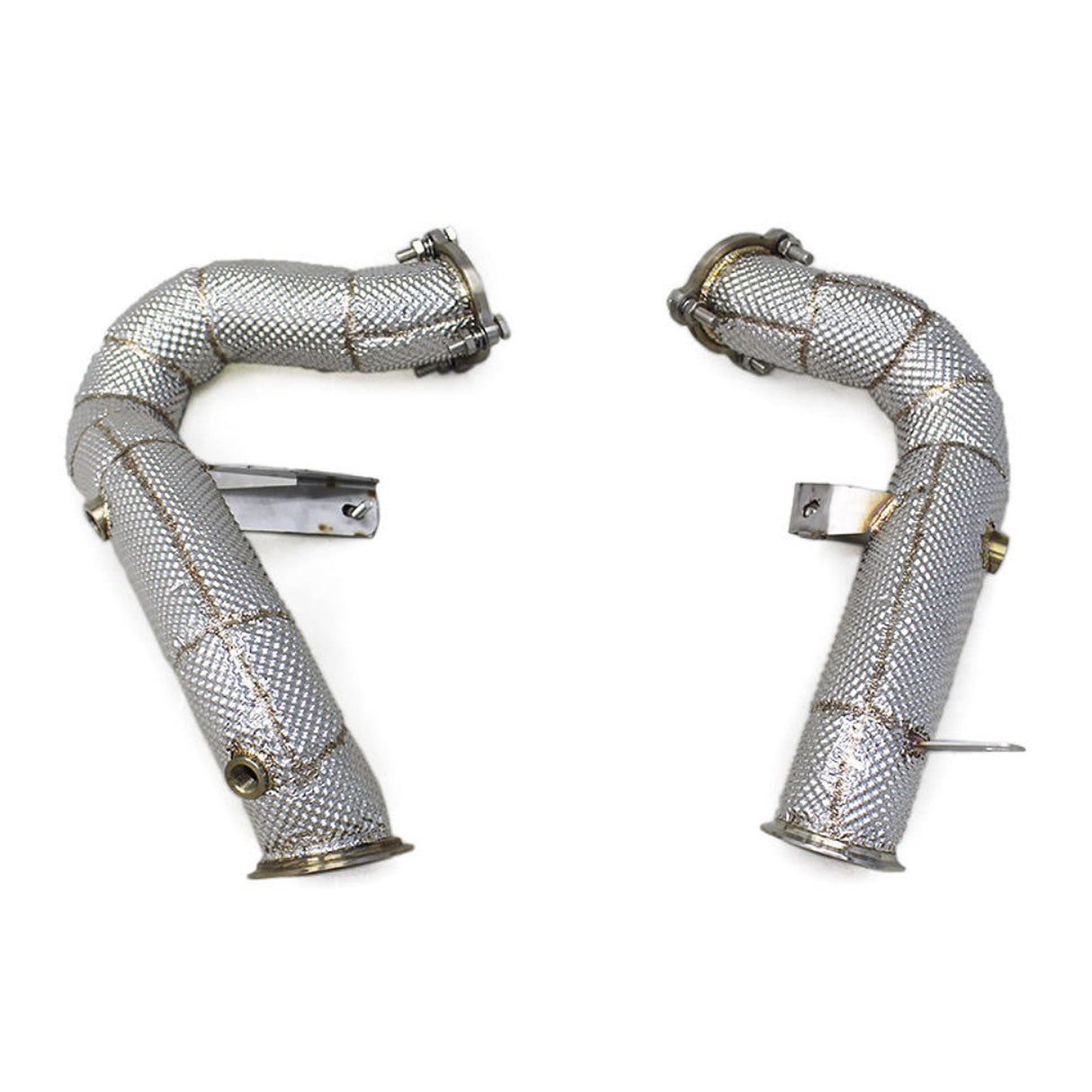 Straight Free Flow Stainless Steel Down Pipes for Porsche Macan Turbo GTS 3.6T