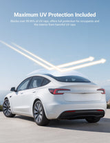 Summer Comfort Pack: Roof & Windshield Shades for Model 3 Highland