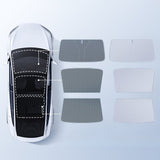 Summer Comfort Pack: Roof & Windshield Shades for Model 3 Highland