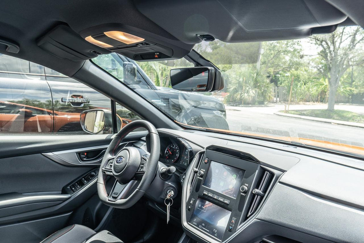 Sun Visor Warning Overlays fits 2022+ WRX / BRZ