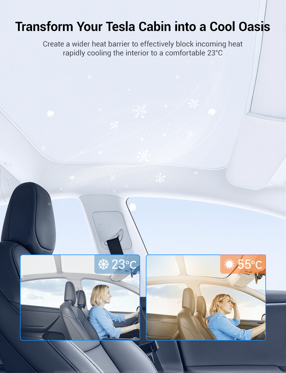 Sunshade for Tesla Model 3 | TESERY