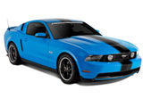 SEC10 Super Snake Style Stripes; Gloss Black (79-23 Mustang)