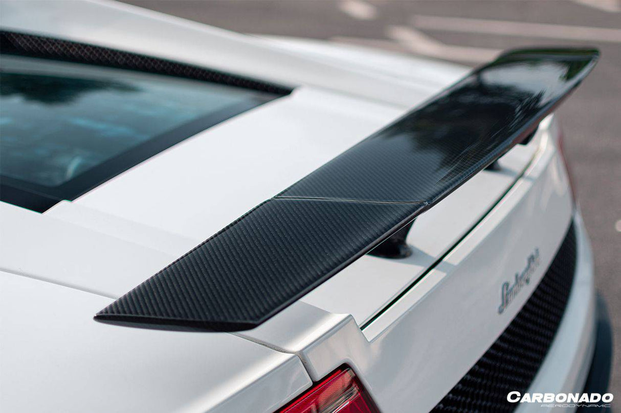 2004-2014 Lamborghini Gallardo SV Style Carbon Fiber Trunk Spoiler