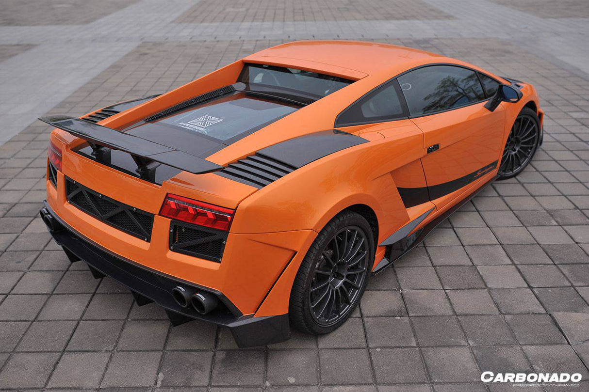 2004-2014 Lamborghini Gallardo SV Style Carbon Fiber Trunk Spoiler