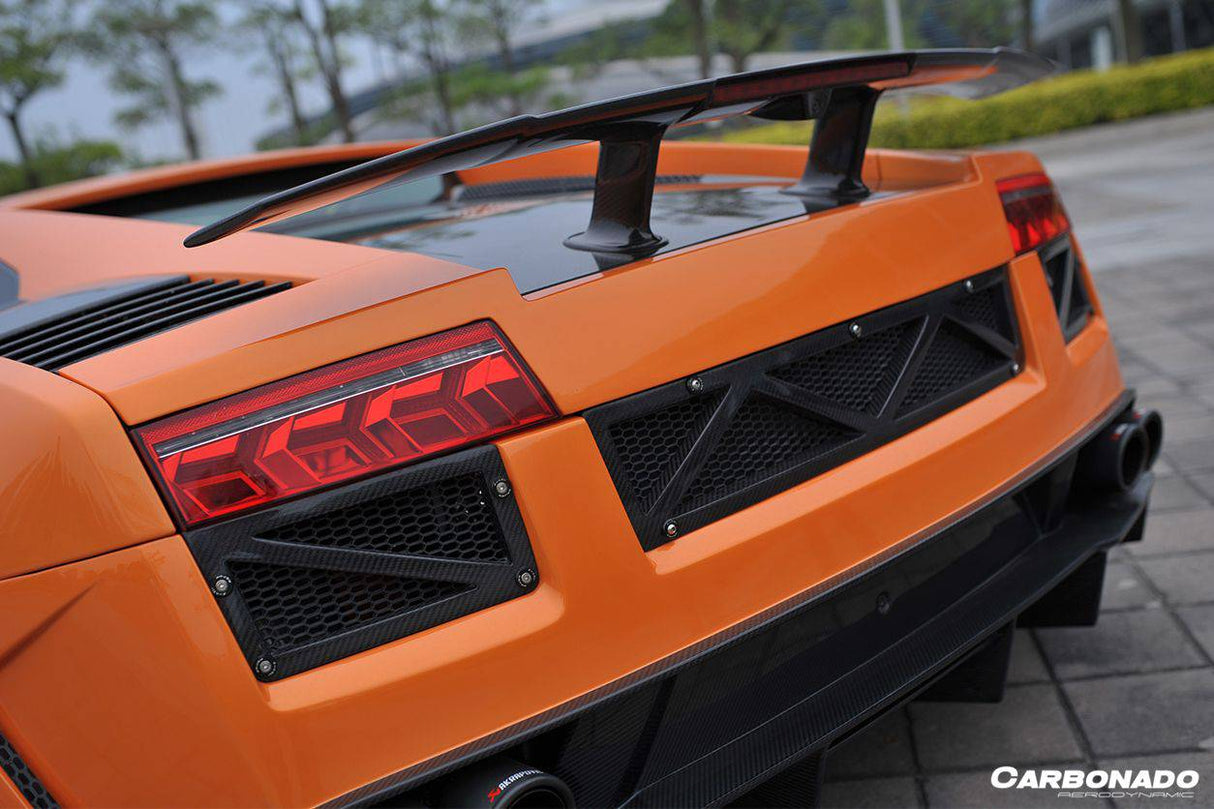 2004-2014 Lamborghini Gallardo SV Style Carbon Fiber Trunk Spoiler