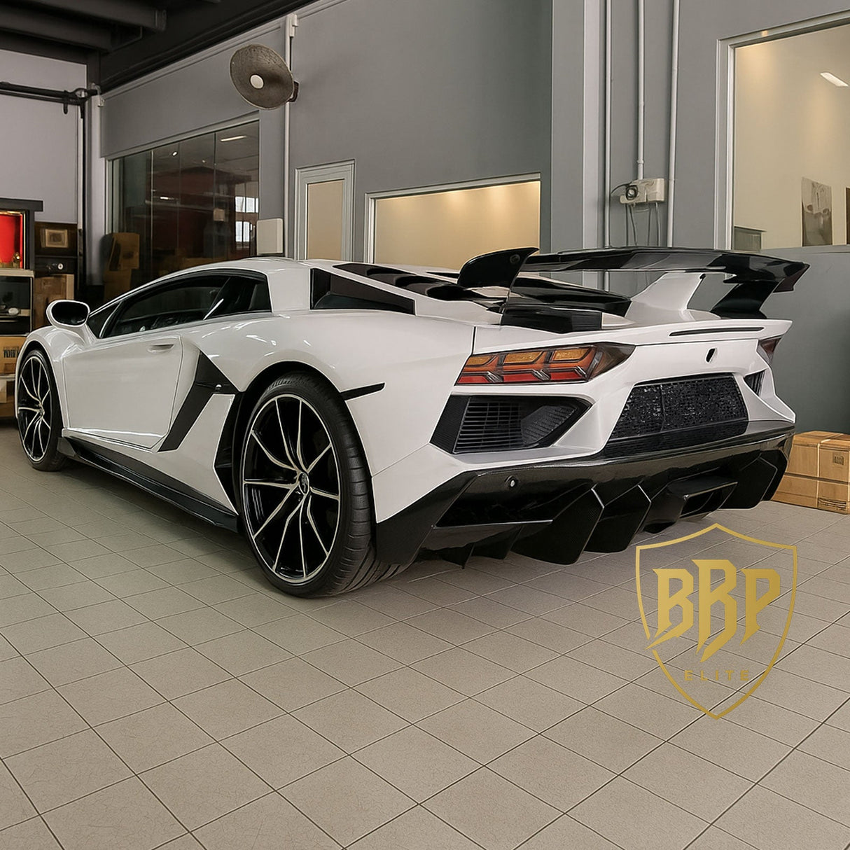 SVJ Style Full Conversion Body Kit for Lamborghini LP700-4 LP720 LP750