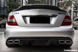 2008-2014 Mercedes Benz W204 C Class   C63 AMG Sedan RT Style Carbon Fiber Trunk Spoiler