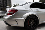 2008-2014 Mercedes Benz W204 C Class   C63 AMG Sedan RT Style Carbon Fiber Trunk Spoiler