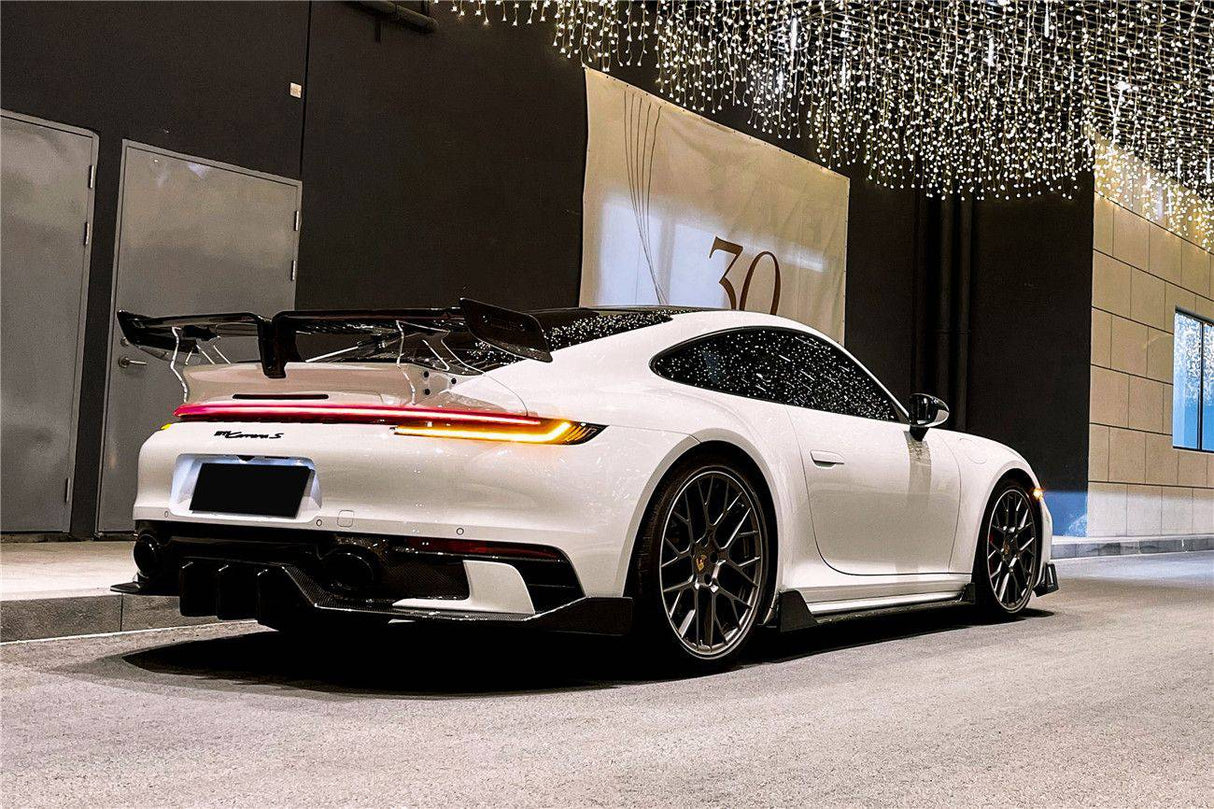 2019-2024 Porsche 911 992 Carrera S 4 4S TA Style Autoclave Carbon Fiber Trunk Spoiler Wing