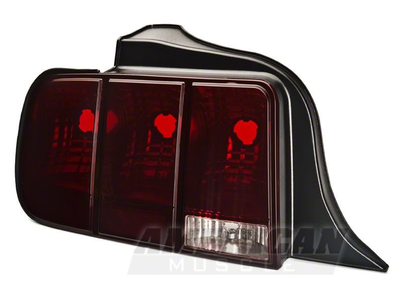 Raxiom Tail Lights; Black Housing; Smoked Lens (05-09 Mustang)