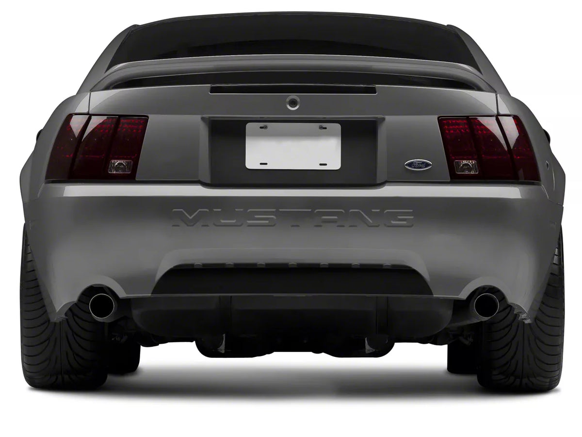 Raxiom Tail Lights; Black Housing; Smoked Lens (99-04 Mustang, Excluding 99-01 Cobra)