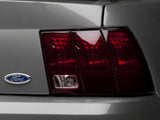 Raxiom Tail Lights; Black Housing; Smoked Lens (99-04 Mustang, Excluding 99-01 Cobra)