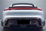 2020-2024 Porsche Taycan CADO Style Carbon Fiber Rear Diffuser  | Fits 4, 4S, GTS, Turbo, Turbo S, ST, CT