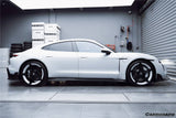 2020-2024 Porsche Taycan CADO Style Side Skirts | Fits 4, 4S, GTS, Turbo, Turbo S, ST, CT
