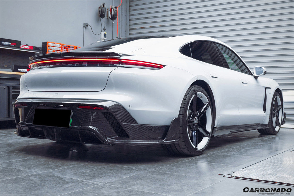 2020-2024 Porsche Taycan CADO Style Side Skirts | Fits 4, 4S, GTS, Turbo, Turbo S, ST, CT