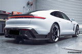 2020-2024 Porsche Taycan CADO Style Carbon Fiber Rear Diffuser  | Fits 4, 4S, GTS, Turbo, Turbo S, ST, CT
