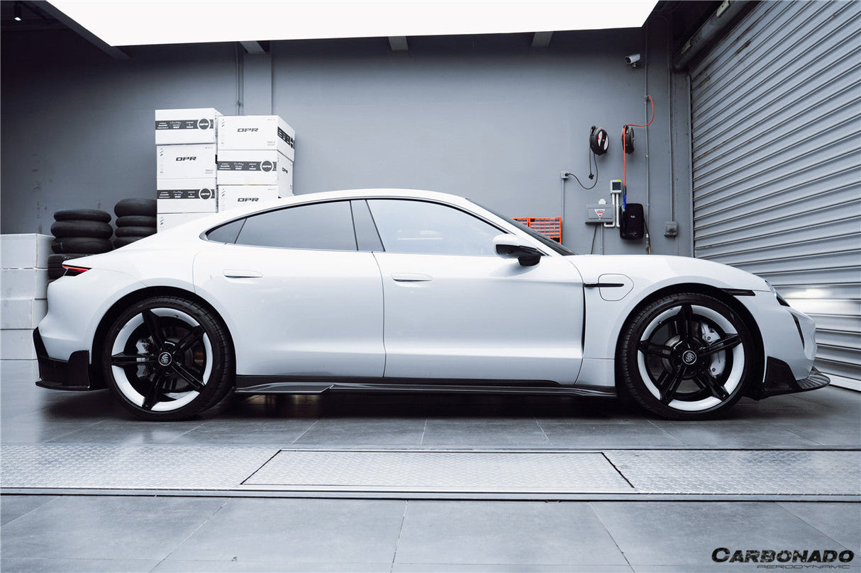 2020-2024 Porsche Taycan CADO Style Full Body Kit | Fits 4, 4S, GTS, Turbo, Turbo S, ST, CT