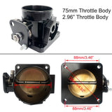 86-93 Ford Mustang GT Cobra LX 5.0 SL 75mm Throttle Body High Performance Billet