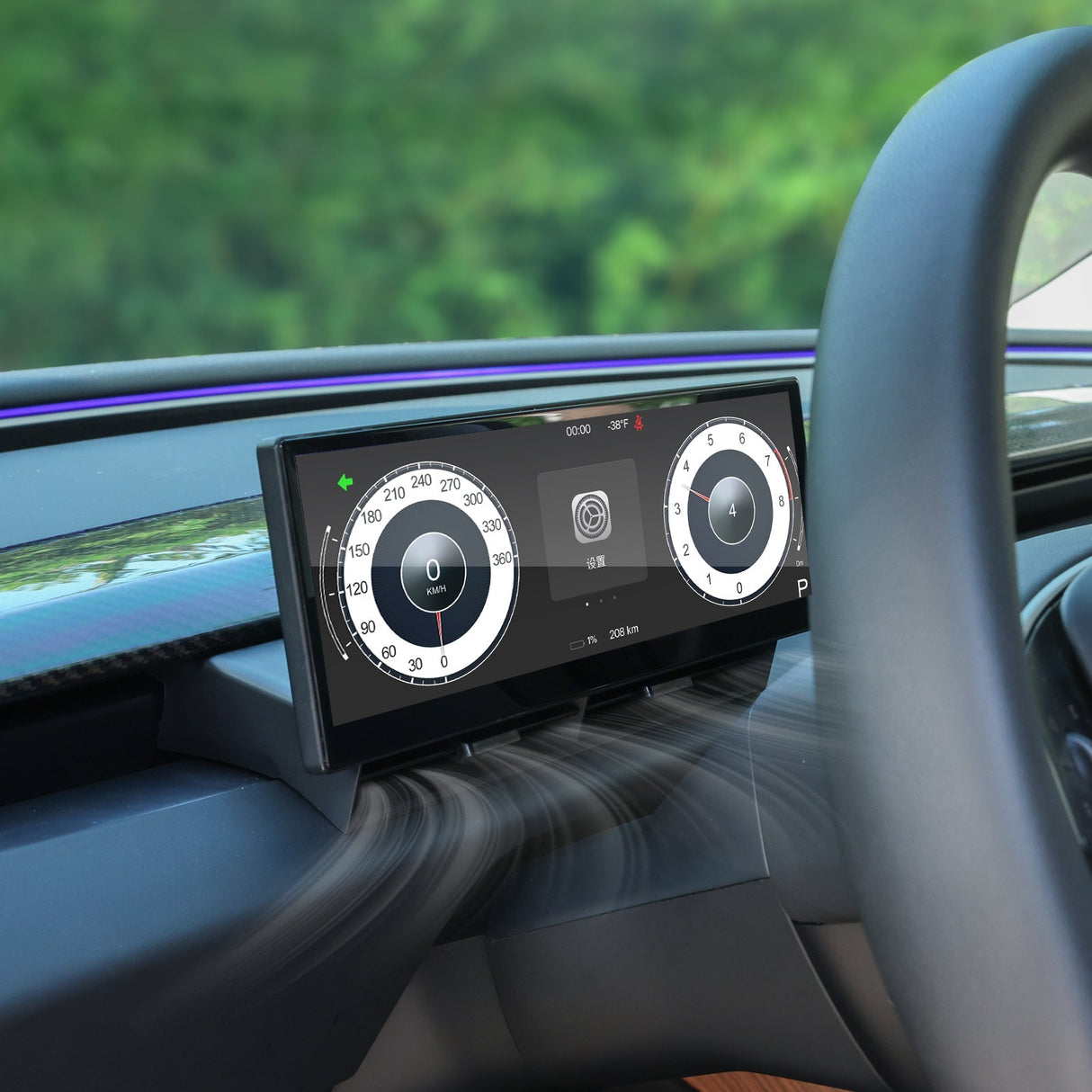TESERY 10.88′′ Touch Screen Instrument Cluster Dashboard Display for Model 3/Y