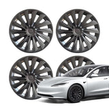 TESERY 18″ Blade Wheel Cover For Model 3 Highland (4PCS)