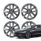TESERY 18″ Wheel Caps S Plaid Style for Tesla Model 3 (4PCS)