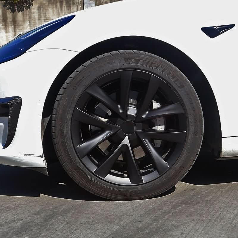 TESERY 18″ Wheel Caps S Plaid Style for Tesla Model 3 (4PCS)