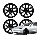 TESERY 18″ Wheel Caps S Plaid Style for Tesla Model 3 (4PCS)