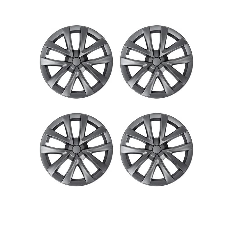 TESERY 18″ Wheel Caps S Plaid Style for Tesla Model 3 (4PCS)