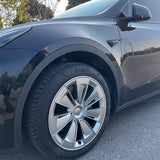 19" Gemini Performance-Style ABS Wheel Hubcaps for Model Y | 4-Piece Set | 5 Colors | 2 Styles | Tool-Free Install