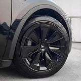 19" Gemini Performance-Style ABS Wheel Hubcaps for Model Y | 4-Piece Set | 5 Colors | 2 Styles | Tool-Free Install