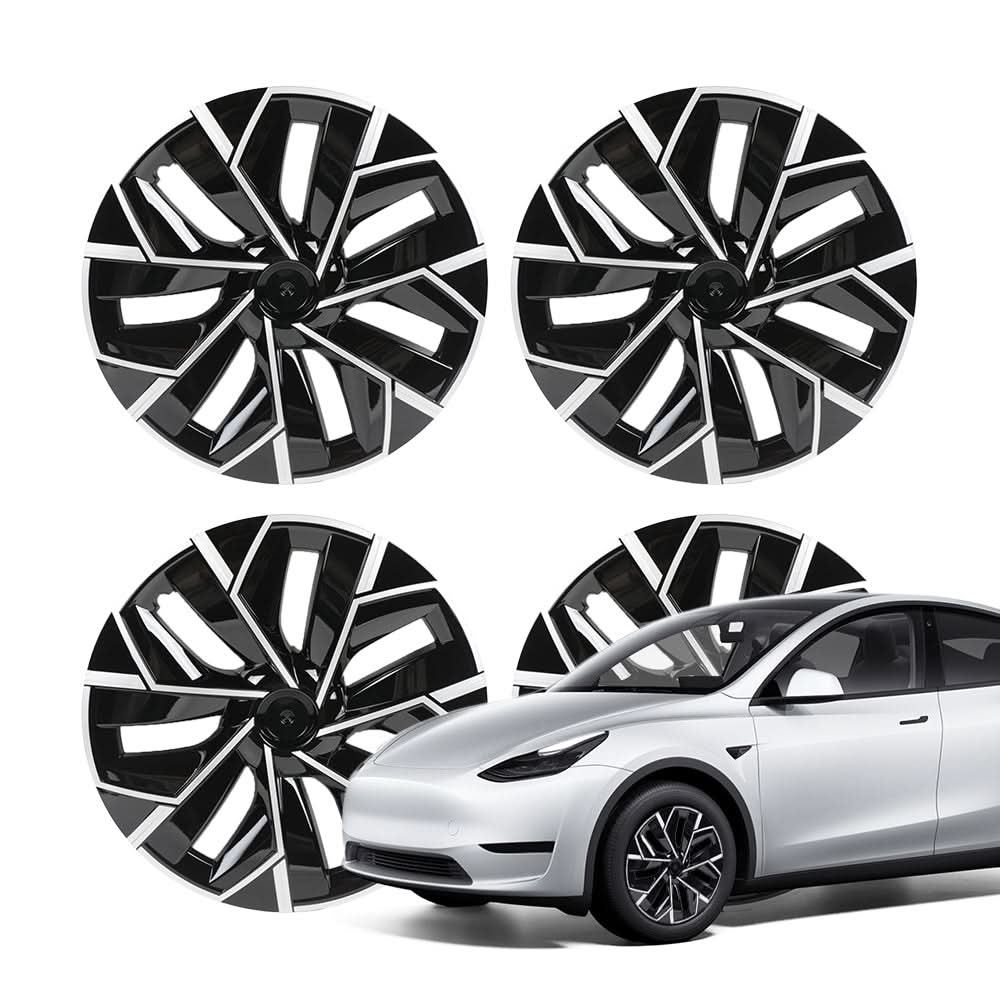 TESERY 19″ Trinan Wheel Covers for Model Y (4PCS)