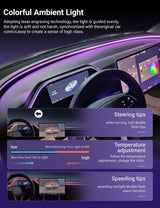TESERY 8.9'' Dashboard Display with Ambient Lighting for Model 3 Highland / Model Y Juniper