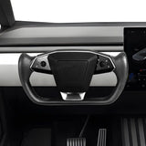 TESERY Cybertruck Carbon Fiber Yoke Steering Wheel