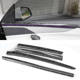 TESERY Dry Carbon Fiber Door Trim Cover for Tesla Model Y Juniper