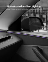 TESERY Dry Carbon Fiber Door Trim Cover for Tesla Model Y Juniper