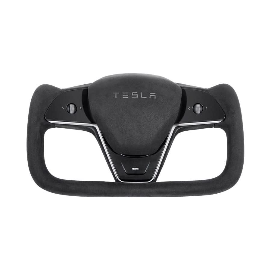 TESERY New Plaid Steering Wheel for Tesla Model 3 / Y