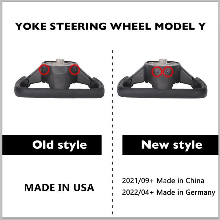 TESERY New Plaid Steering Wheel for Tesla Model 3 / Y