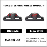 TESERY New Plaid Steering Wheel for Tesla Model 3 / Y