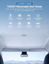TESERY Retractable Sun Shade for Model Y Juniper