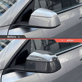 Carbon Fiber Mirror Covers for Model 3 / Y | Juniper Style | 3 Finishes | 3M Adhesive