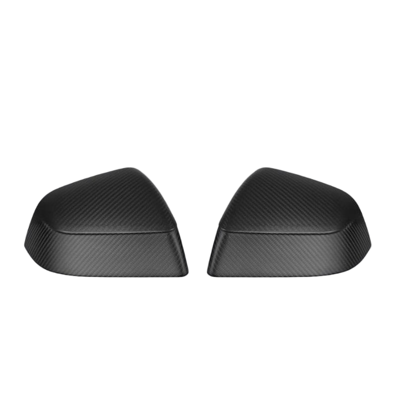 Carbon Fiber Mirror Covers for Model 3 / Y | Juniper Style | 3 Finishes | 3M Adhesive