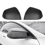 Carbon Fiber Mirror Covers for Model 3 / Y | Juniper Style | 3 Finishes | 3M Adhesive